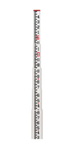 SITE PRO, SCR 13-ft Fiberglass Leveling Rod (CR) - 8ths (INCHES)