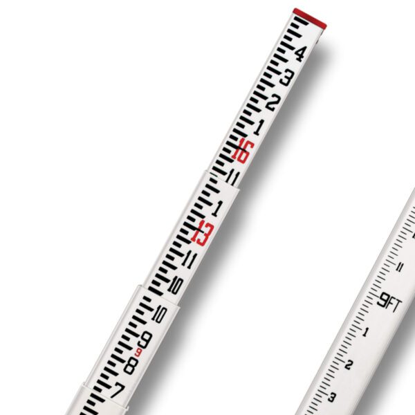 SITE PRO, SCR 16-ft Fiberglass Leveling Rod (CR) - 8ths (INCHES) - Image 2