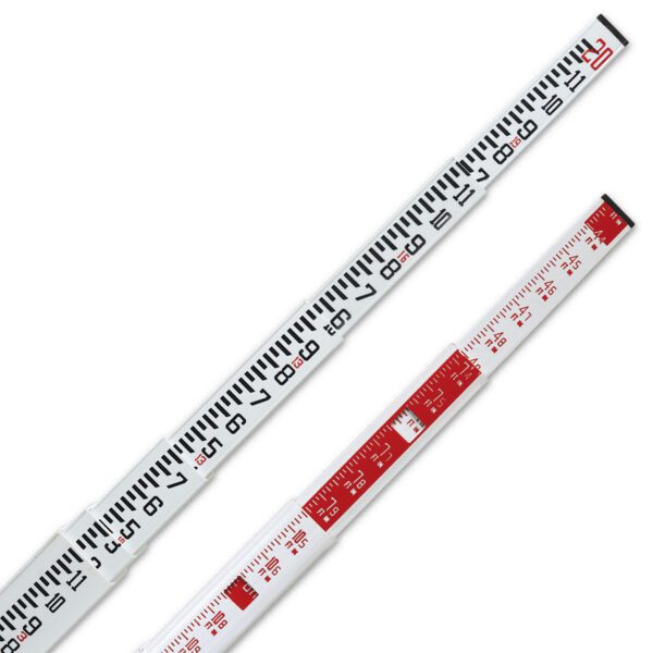 SITE PRO, SCR 20-ft Fiberglass Leveling Rod (CR) - 8ths (INCHES) - Image 2