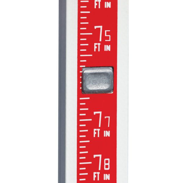 SITE PRO, SCR 20-ft Fiberglass Leveling Rod (CR) - 8ths (INCHES) - Image 3