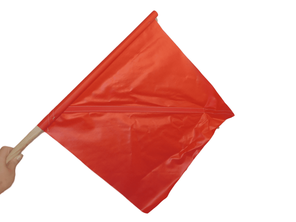 Red Safety Flag 18" x 24"