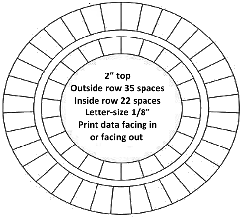 Survey Washer/Disc Alum or Brass - Image 3