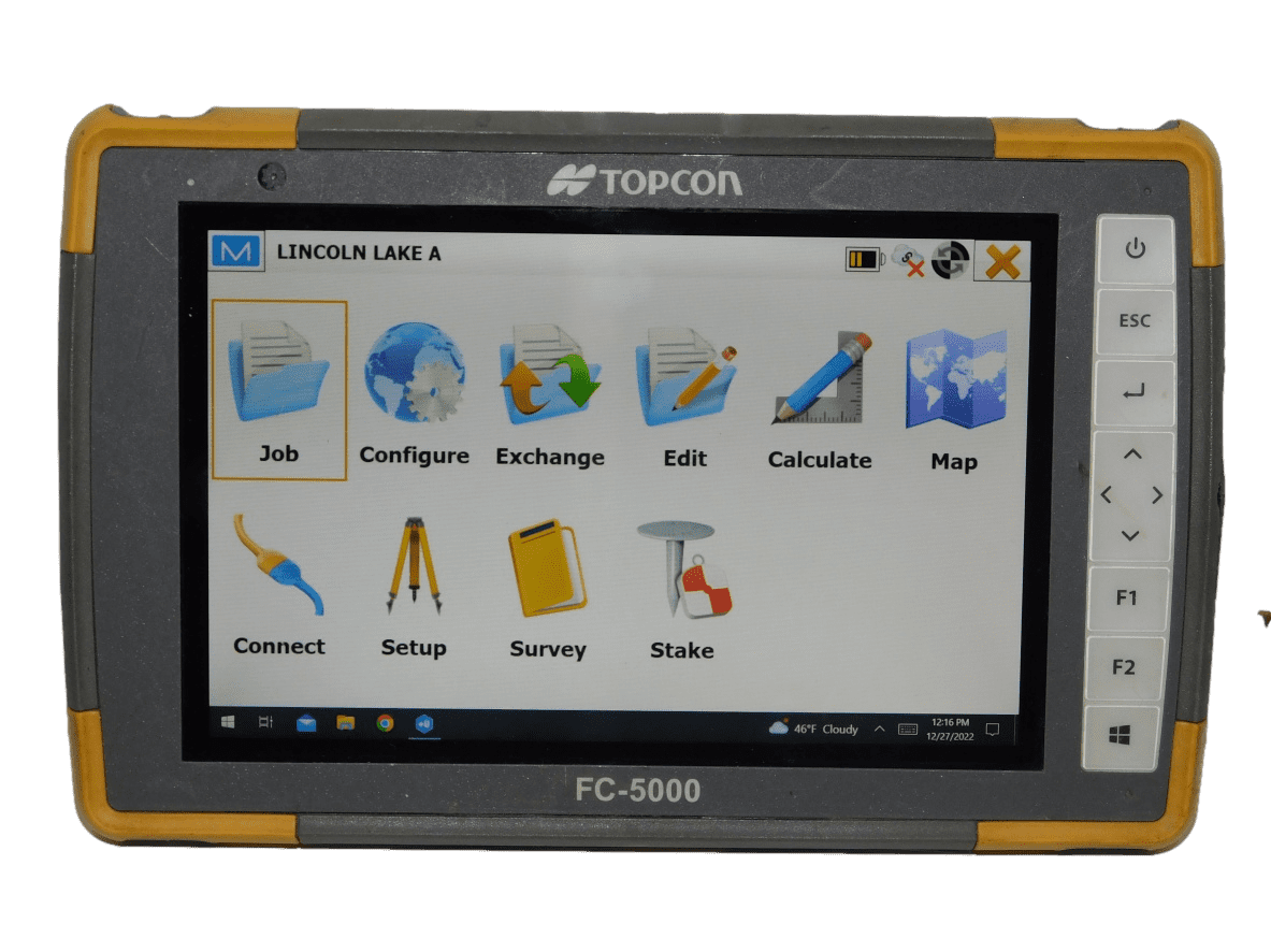 Topcon FC5000 Tablet Computer Windows 10