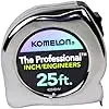 Komelon 25FT Measuring Tape Chrome