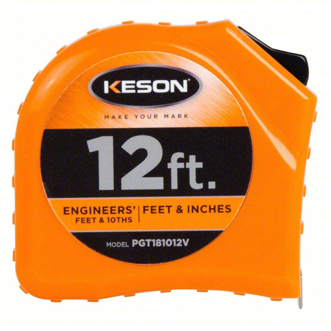 KESON, 12ft POCKET TAPE- ECONO (HI TAPE) Dual Grad PGT181012V