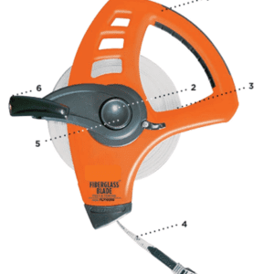 KESON, 200' Fiberglass Tape - FREEWHEELING - FLT10200