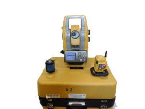 Pre-owned, Topcon, PS-103 3" Robotic Total Station W/ RC-5 QLOCK
