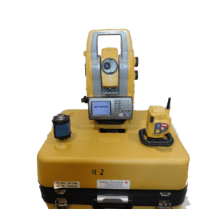 Pre-owned, Topcon, PS-103 3" Robotic Total Station W/ RC-5 QLOCK