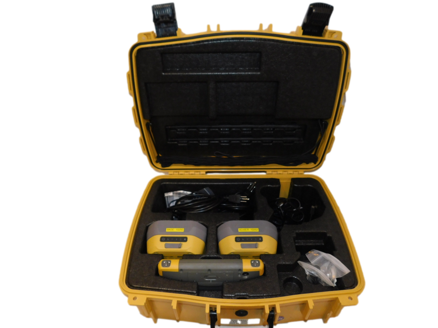 Topcon Base Rover Ported Pre-Owned, Topcon Hiper XR Base/Rover Kit UHF with FC-6400 & Software ...